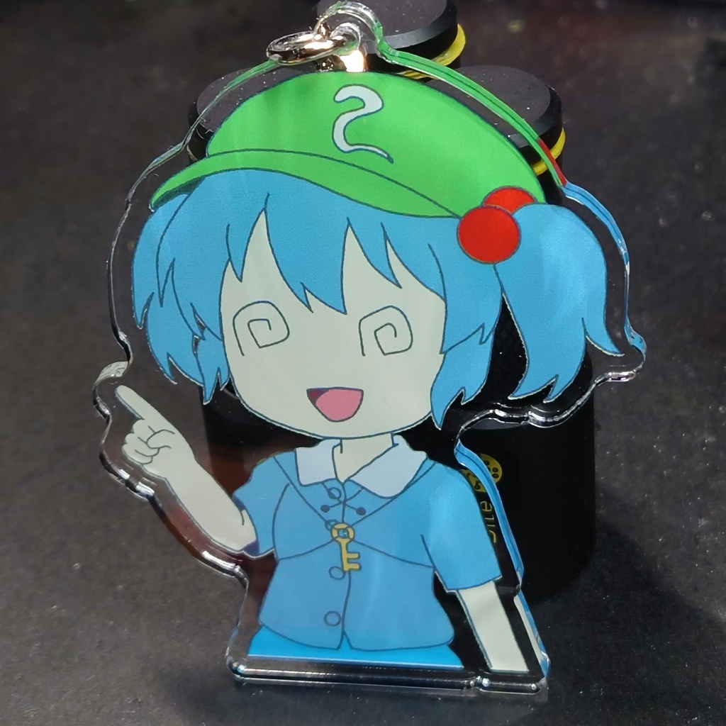 東方Project「指差しにとりアクキー」