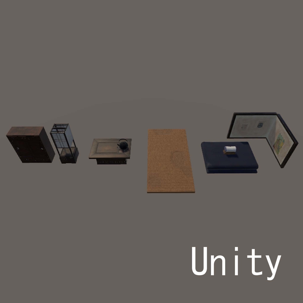 日本の古い家具 set