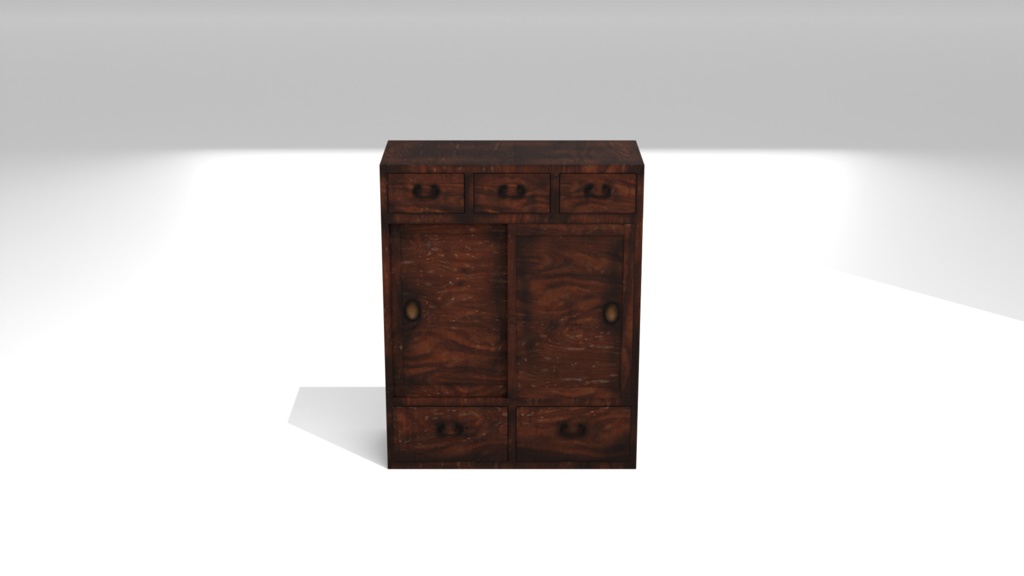 日本の古い家具 set