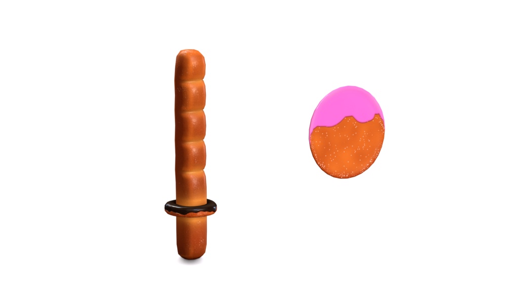 パンの剣とクッキーの盾