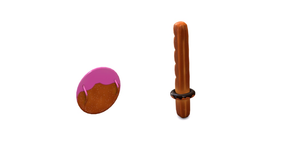 パンの剣とクッキーの盾