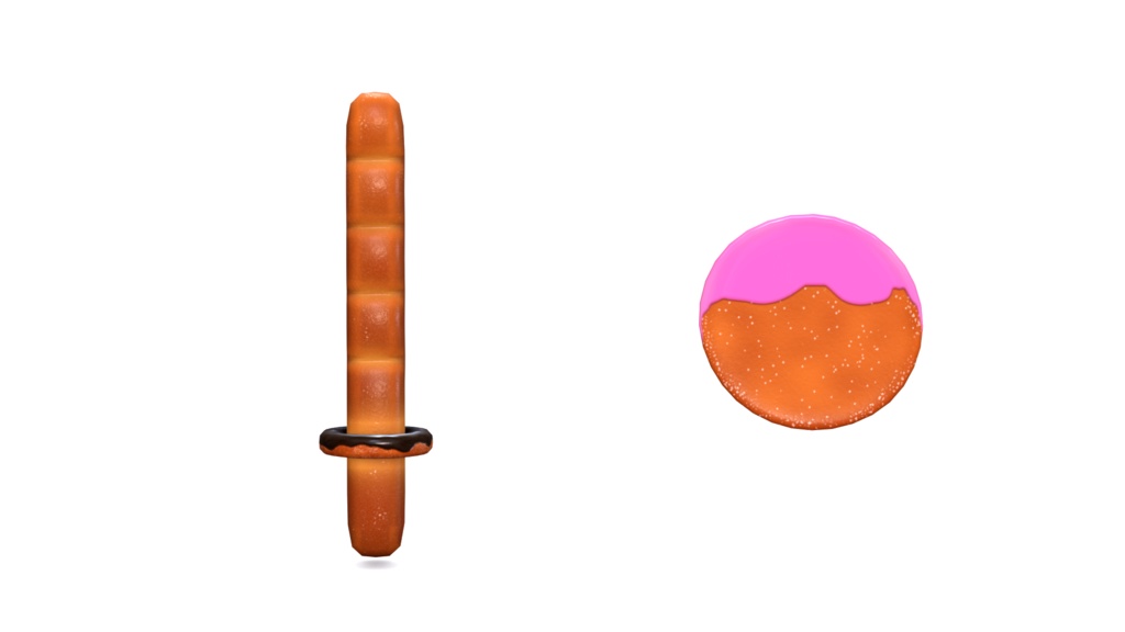 パンの剣とクッキーの盾