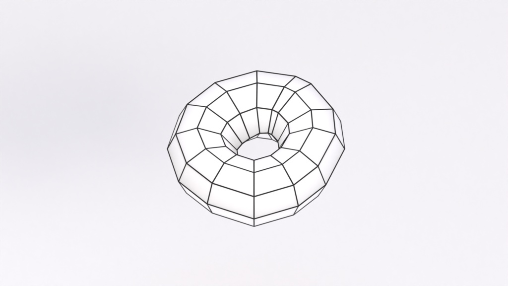 ドーナツとショーケース