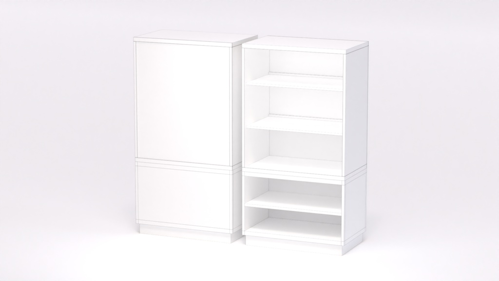 ドーナツとショーケース