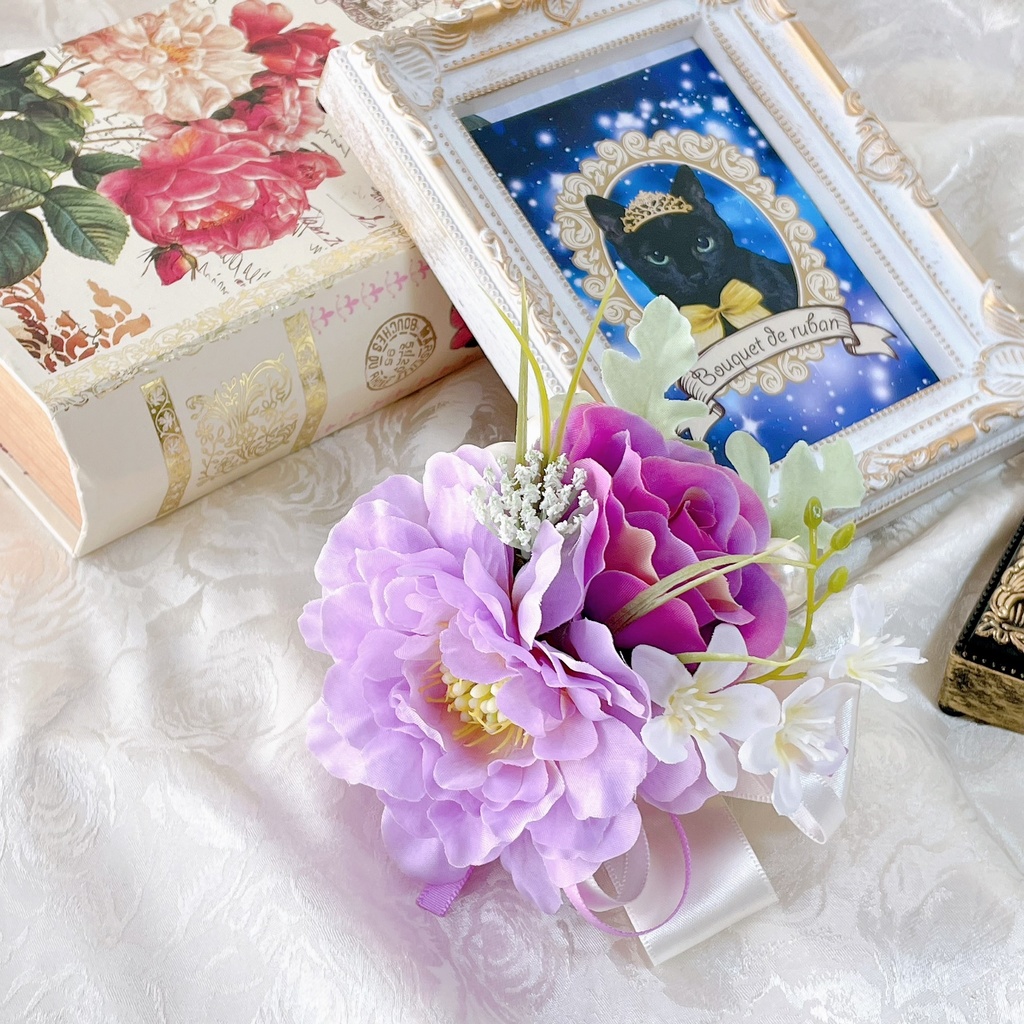 スカビオサ・ローズコサージュ