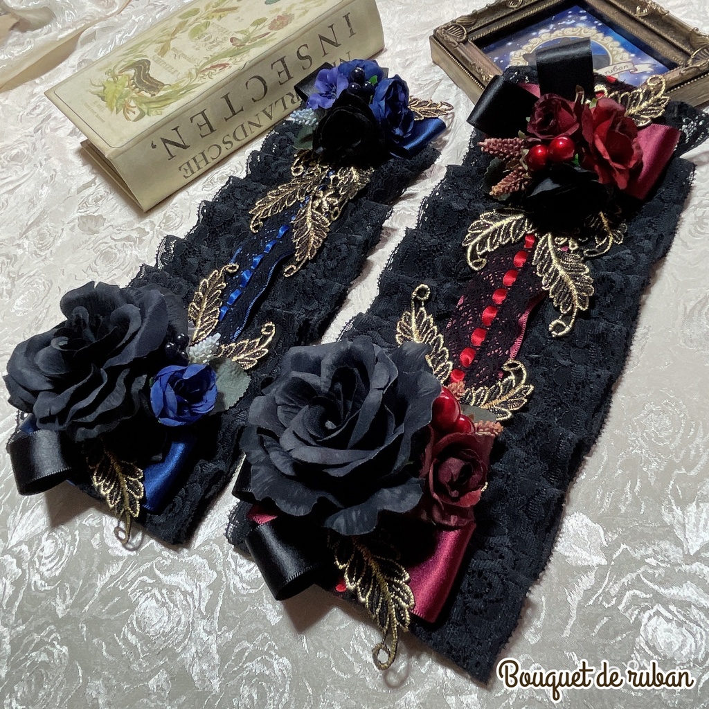 ダークローズヘッドドレス