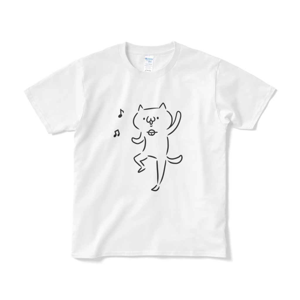 ダンシングねこTシャツ