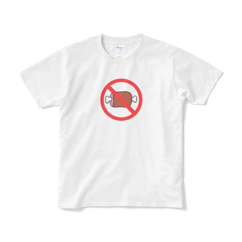 お肉禁止のTシャツ