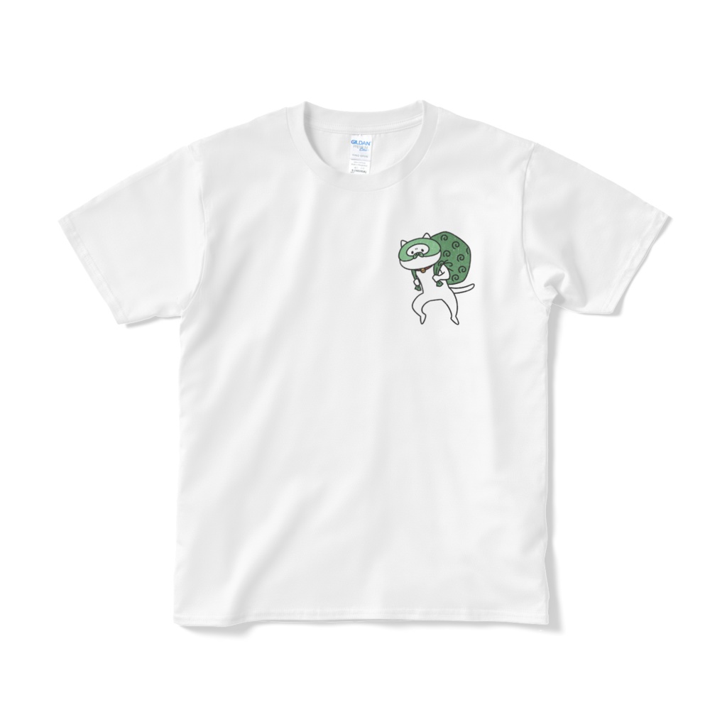 こそ泥ねこ(小プリント/カラー)Tシャツ