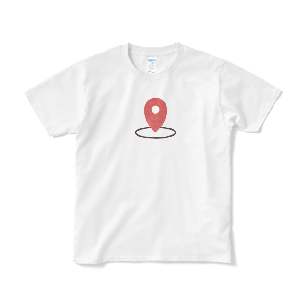 マップアイコン（文字なし）Tシャツ