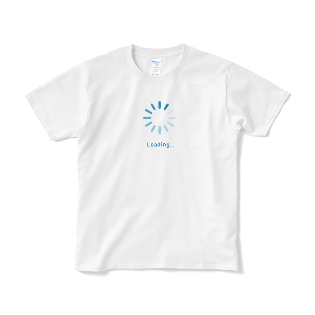Loading…(ブルー)Tシャツ