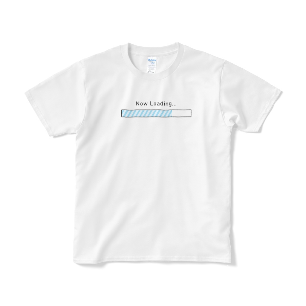 Now Loading（ブルー）Tシャツ