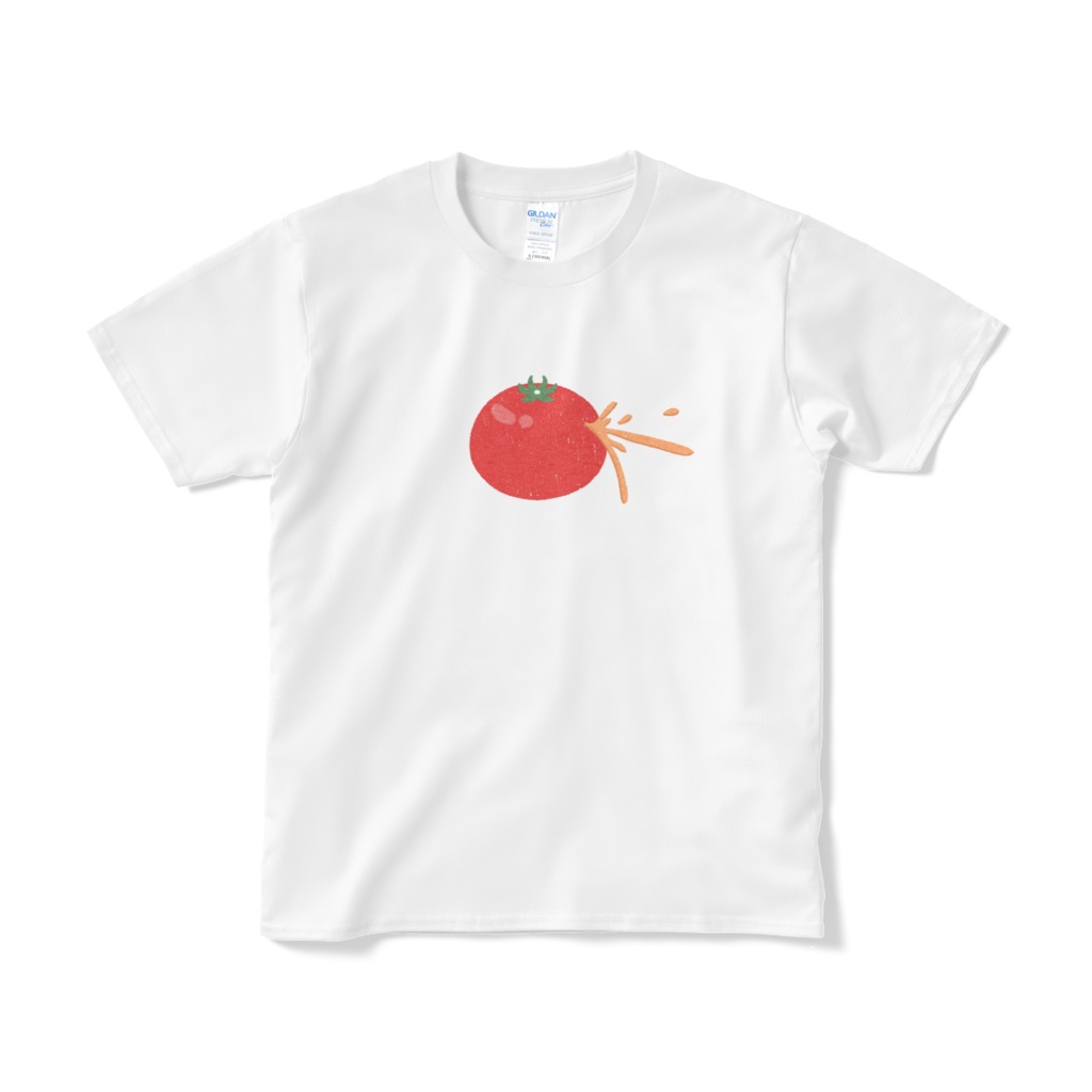 ふき出しトマト（文字なし）Tシャツ