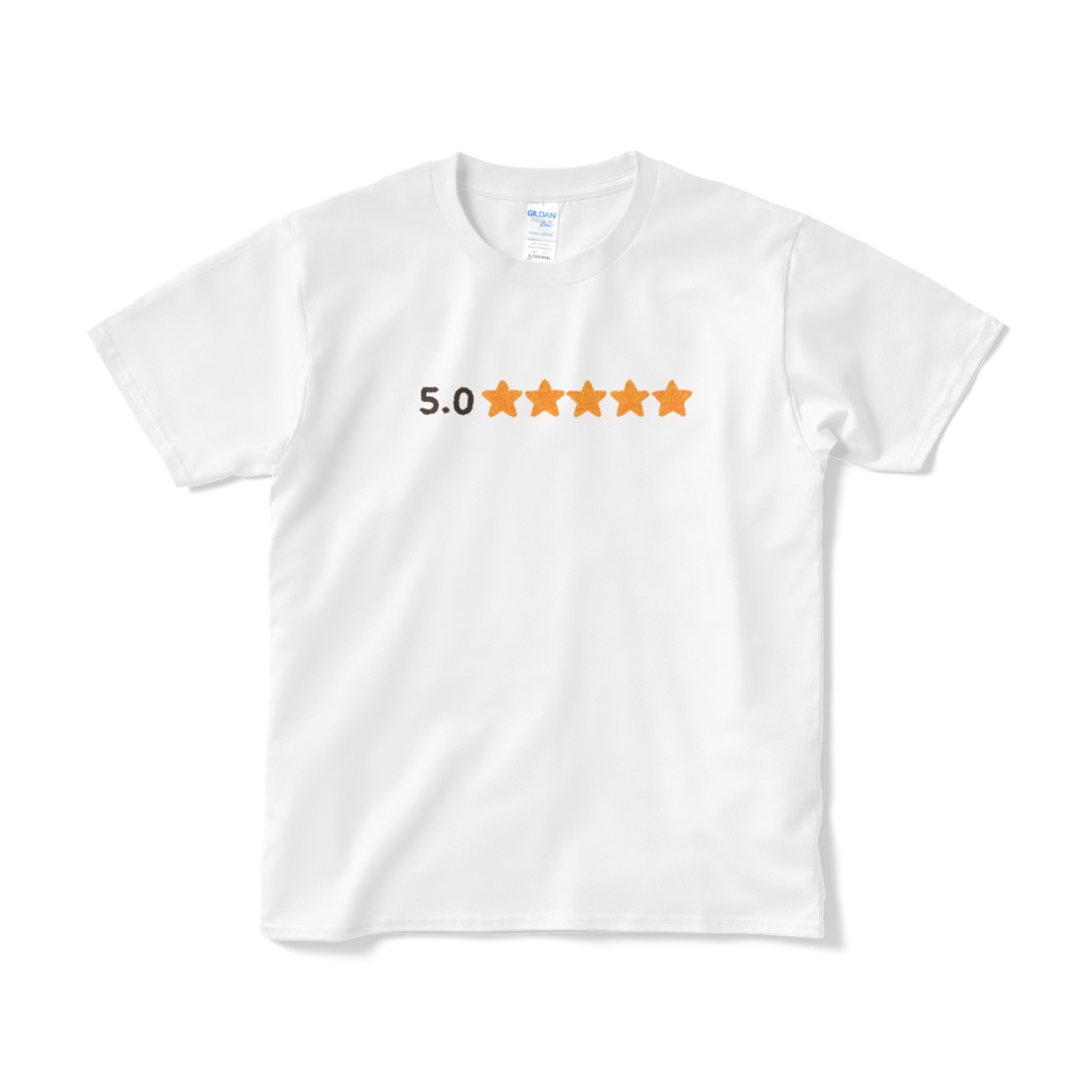評価 星５Tシャツ
