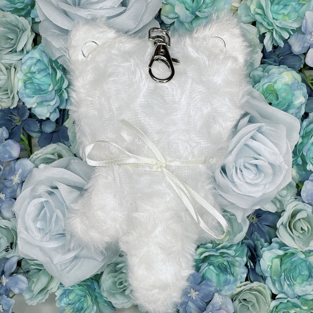 おすわり にじぱぺっと服 クロねこ エプロン