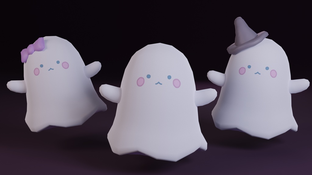 Ghost Plush Buddy / かわいいおばけぬいぐるみ