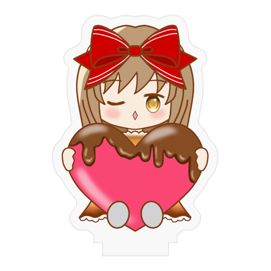 【女の子】チョコハート アクスタ