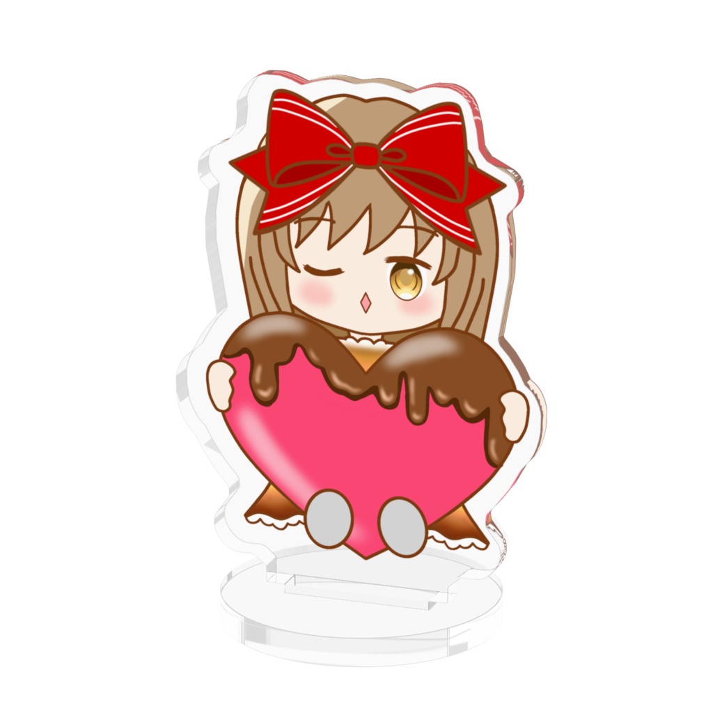 【女の子】チョコハート アクスタ