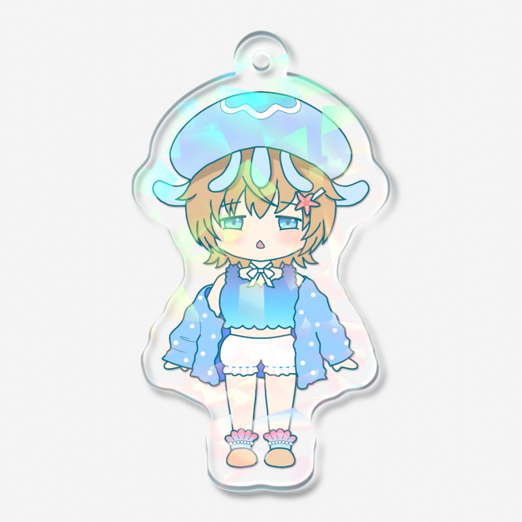 ホログラムアクリルキーホルダー