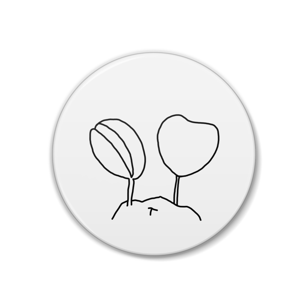 えんがん缶バッジ(ウミホウズキチョウチン)