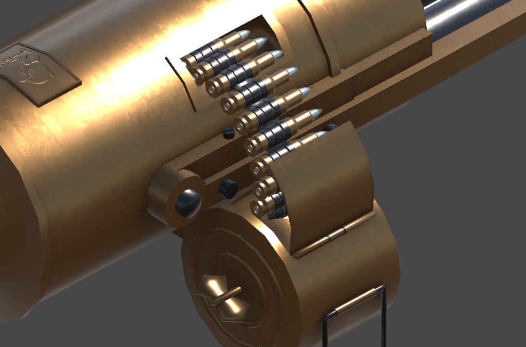 手回し式ガトリングガン