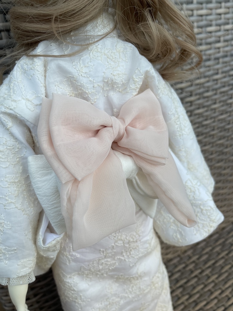 SD/SD13サイズ レースレトロ浴衣(ミント・ホワイト)