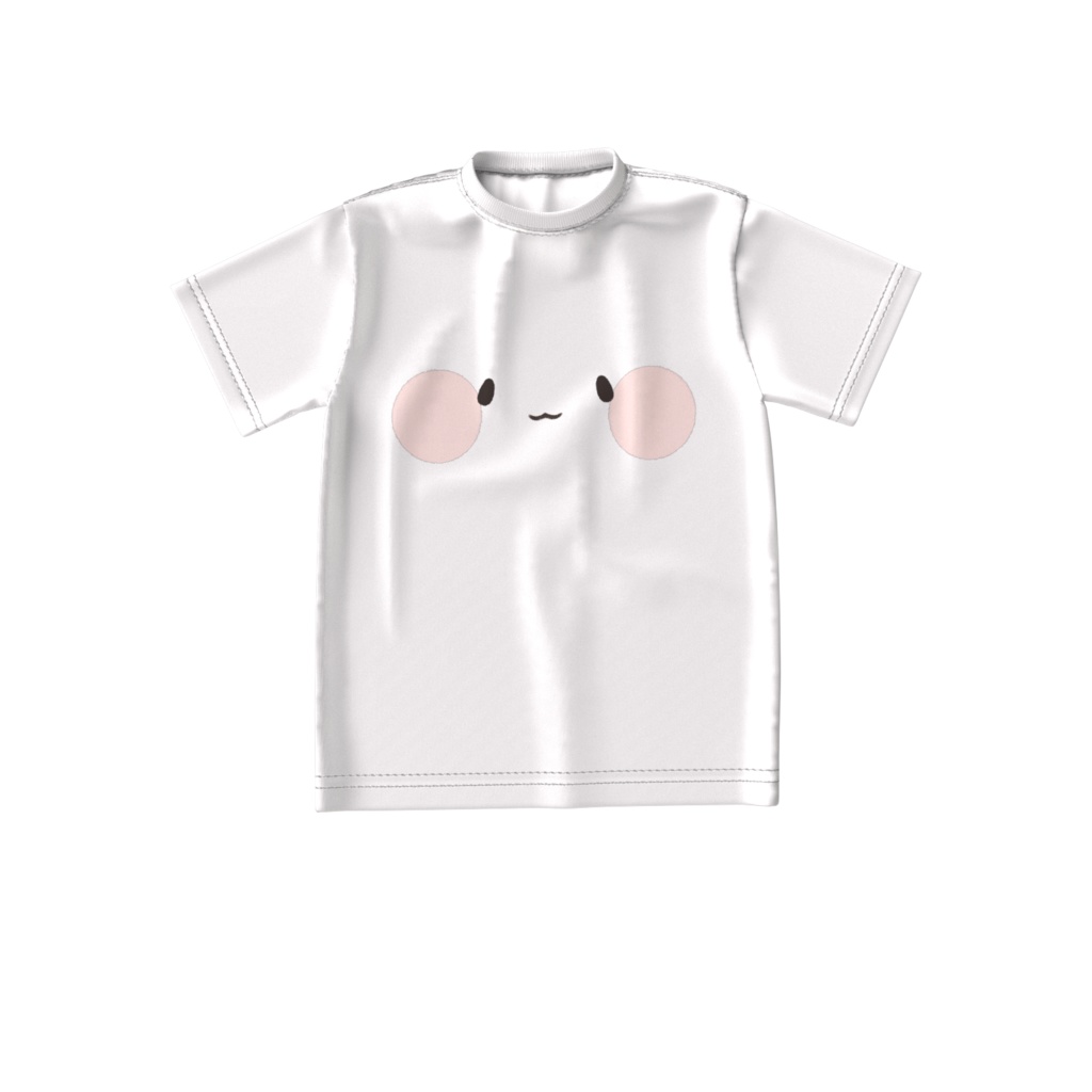 けだまうさぎのお顔Tシャツ