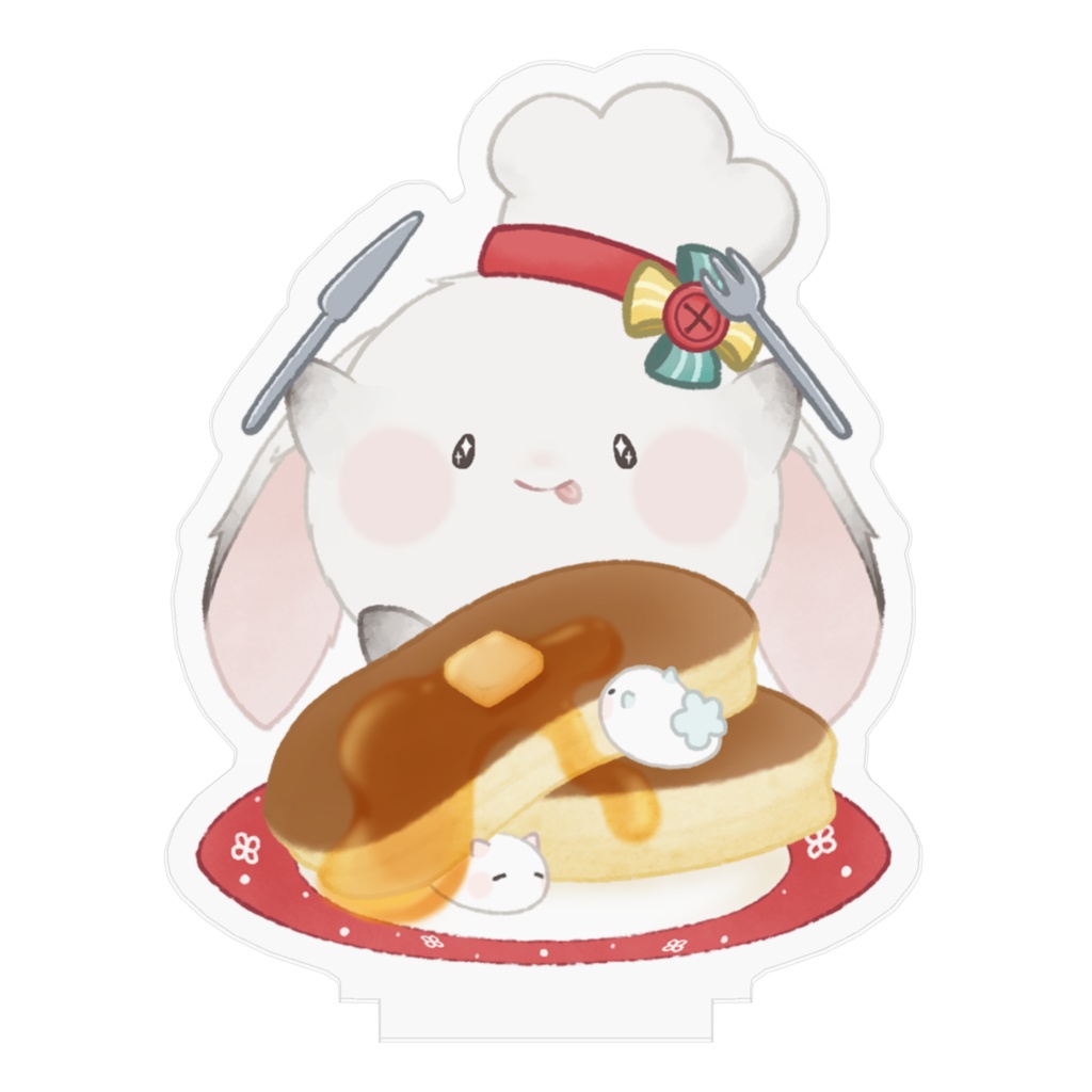 【アクスタ】はらぺこけだまうさぎ🥞