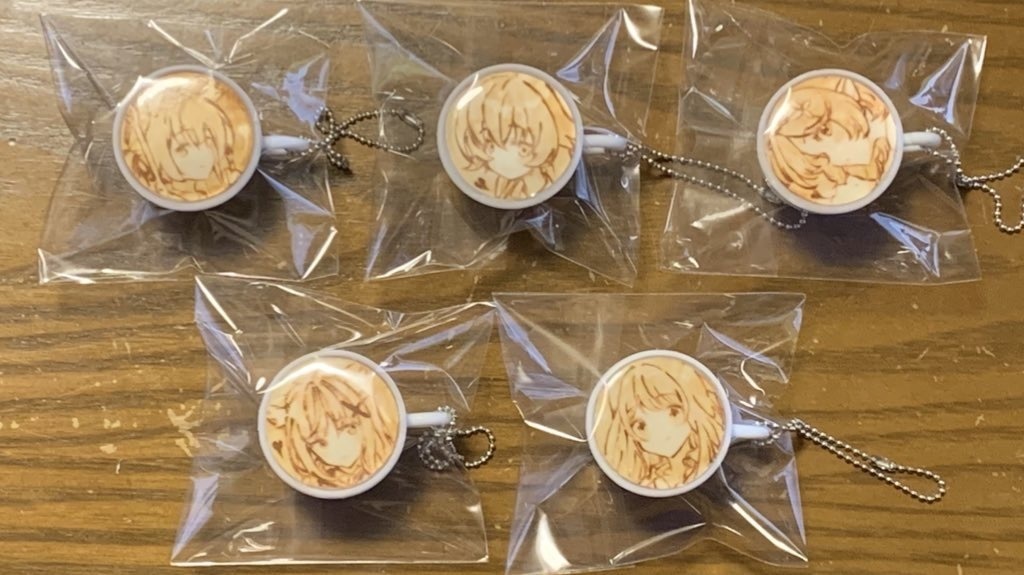 対策委員会ラテアートキーホルダーセット