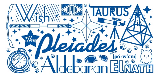 プレアデス タイポグラフィーバッグ