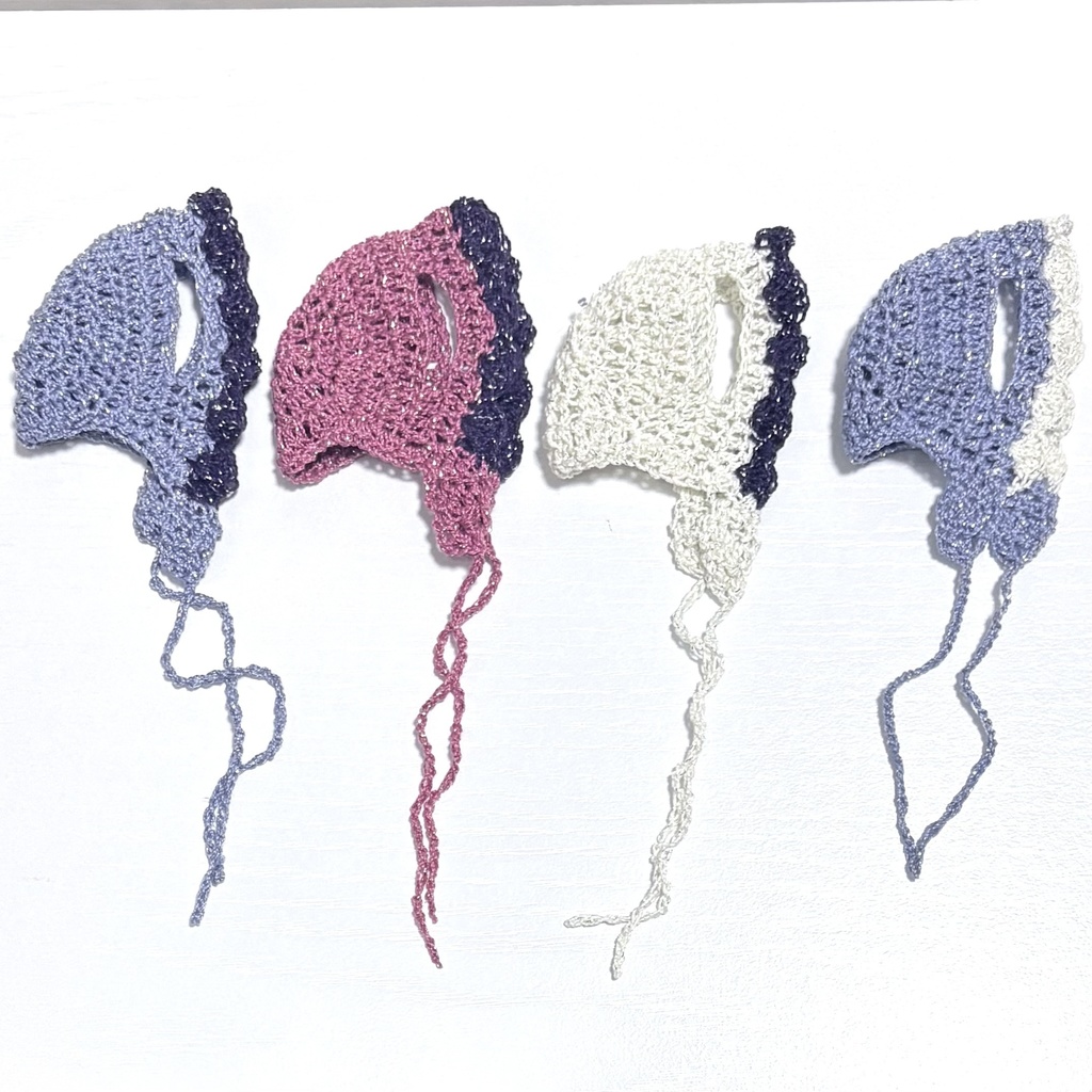 ハンドメイド ちみけも ボンネット フード