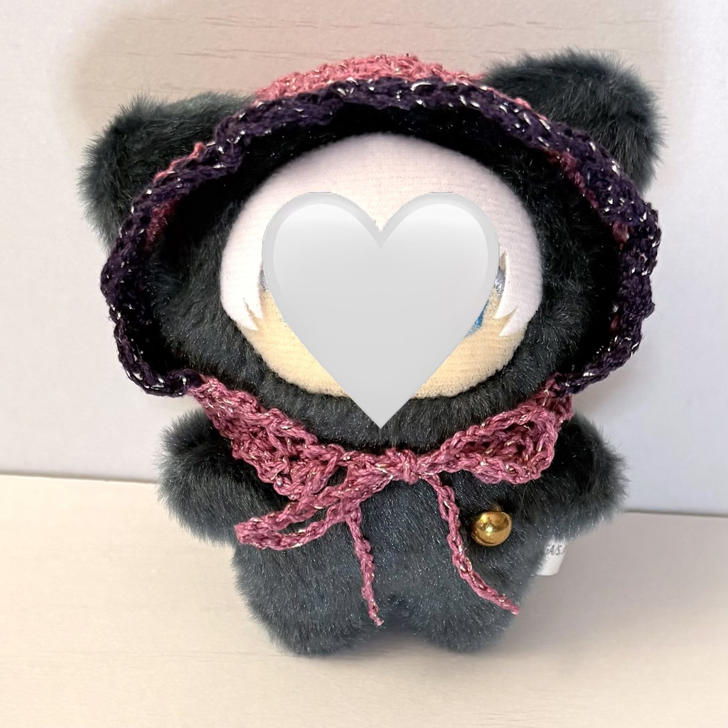 ハンドメイド ちみけも ボンネット フード
