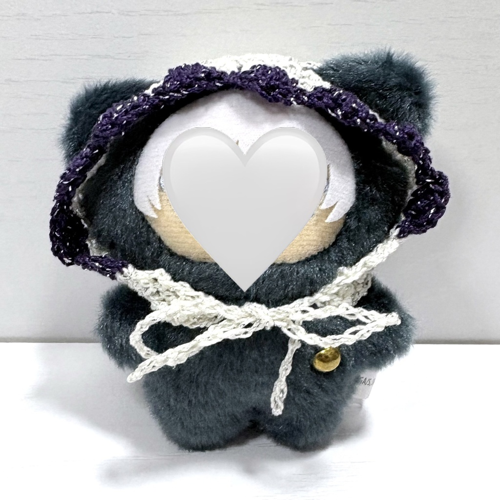 ハンドメイド ちみけも ボンネット フード