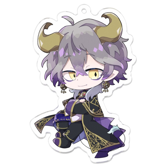 【常設】魔戯カルマート 微笑みアクリルキーホルダー