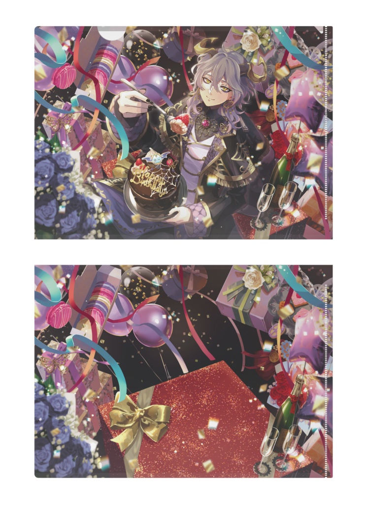 【期間限定】魔戯カルマート 誕生日記念 クリアファイル A4サイズ