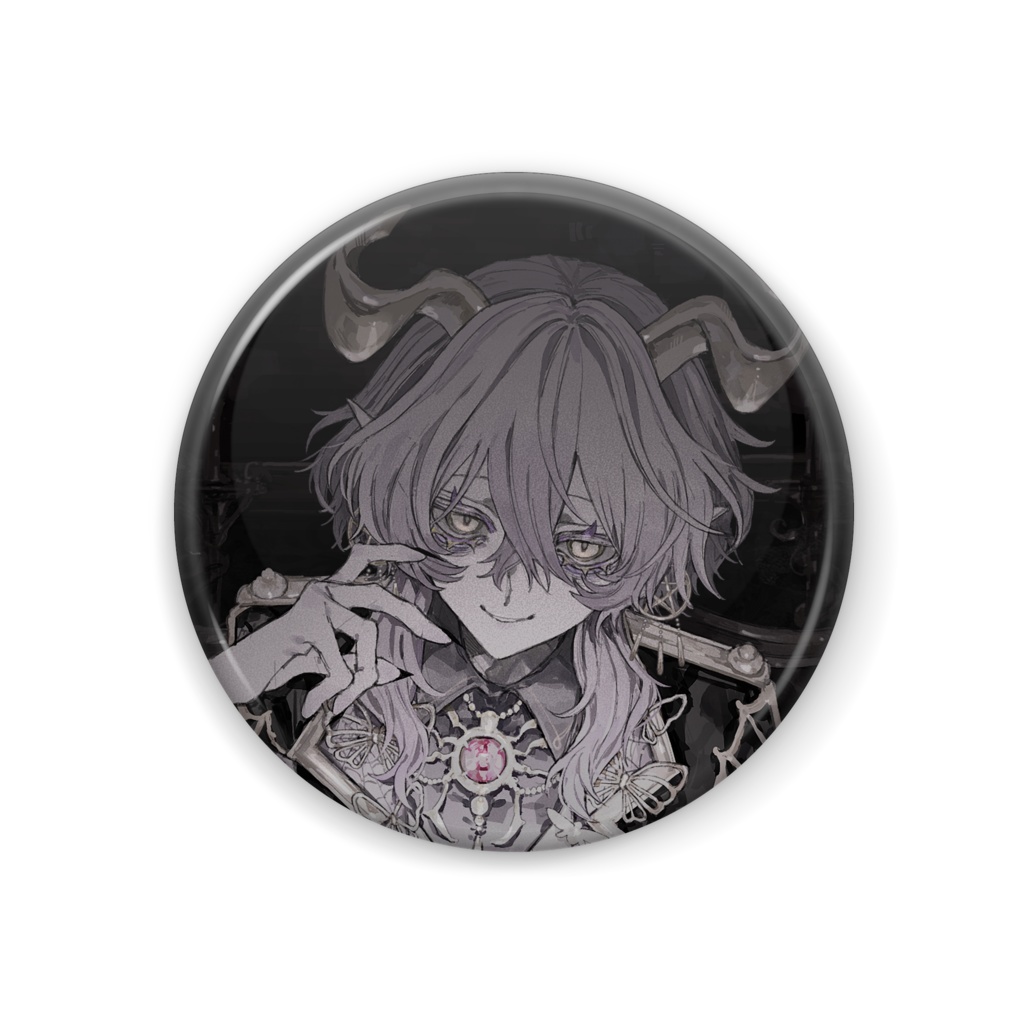 【期間限定】2周年記念 魔戯カルマート 缶バッジ