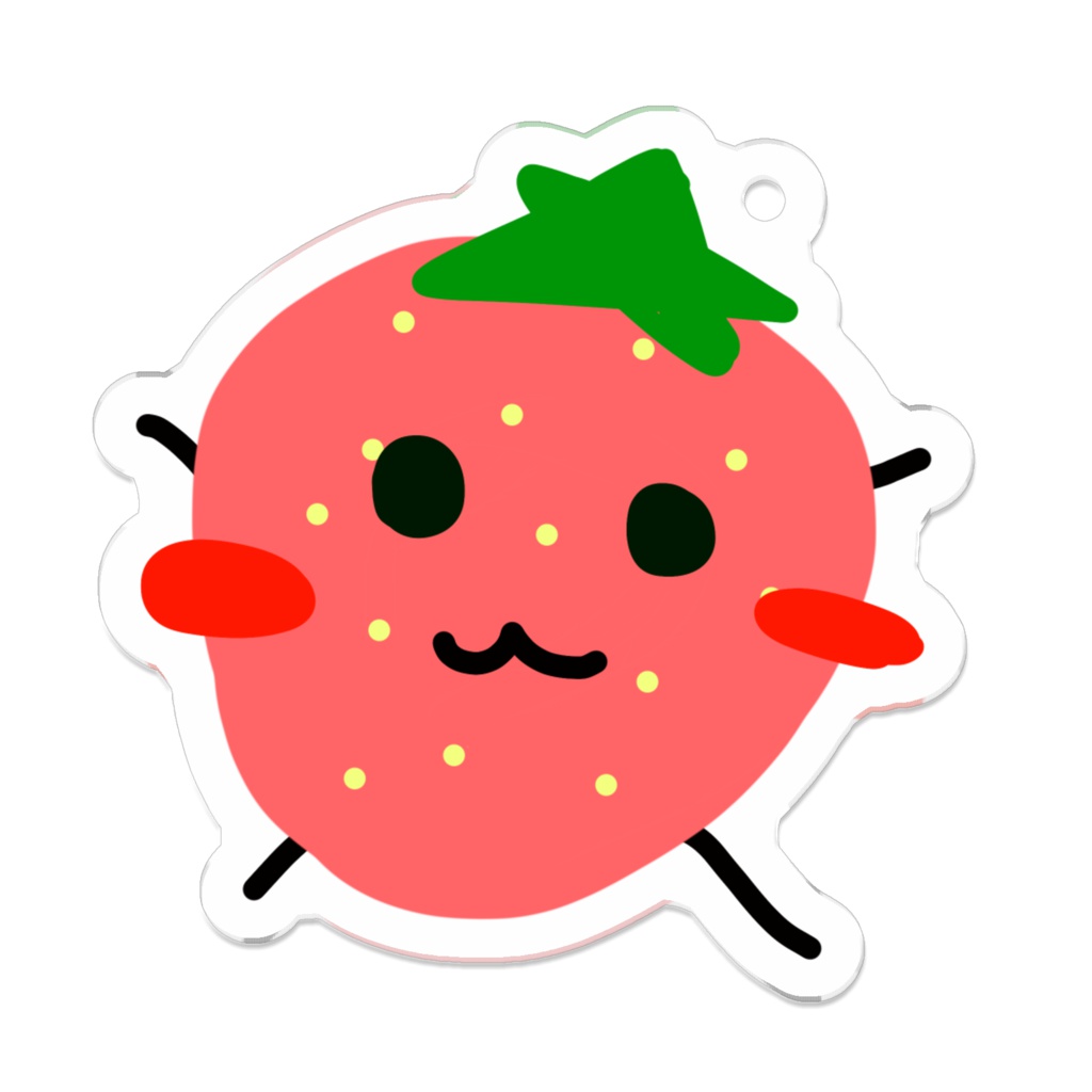 いちごアクキー