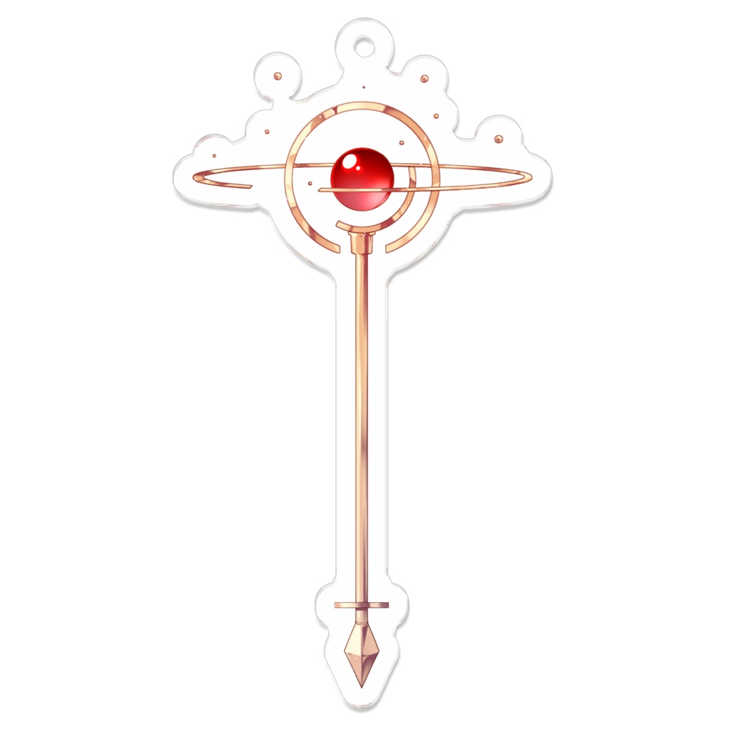 魔法の杖アクリルキーホルダー