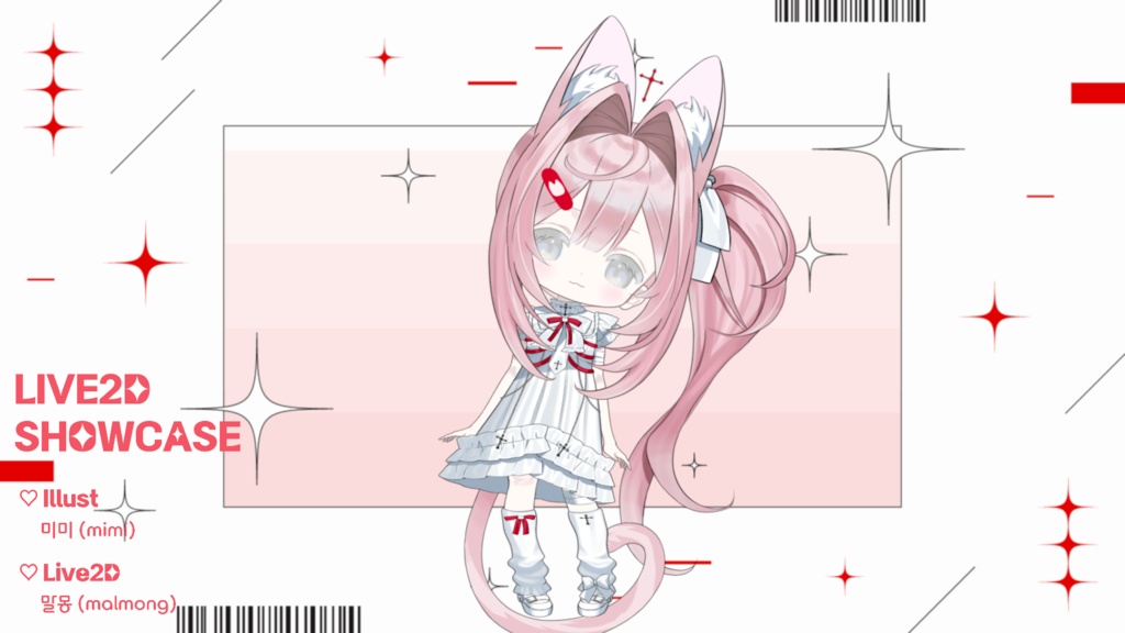 【限定1点】Blue pale cat【Live2Dモデル】【VTS対応】