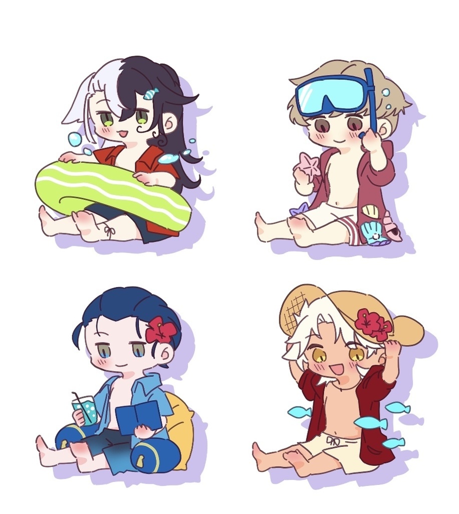 真夏仕様ミニアクスタセット