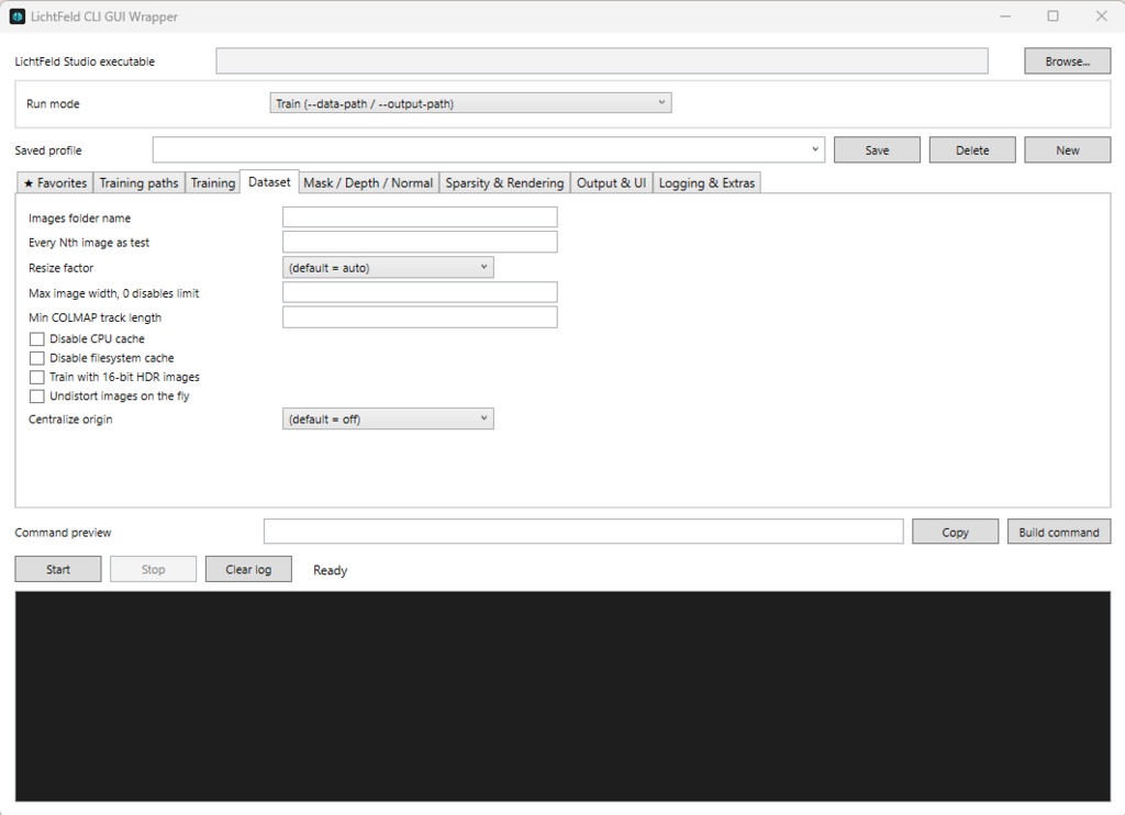 LichtFeld CLI GUI Wrapper