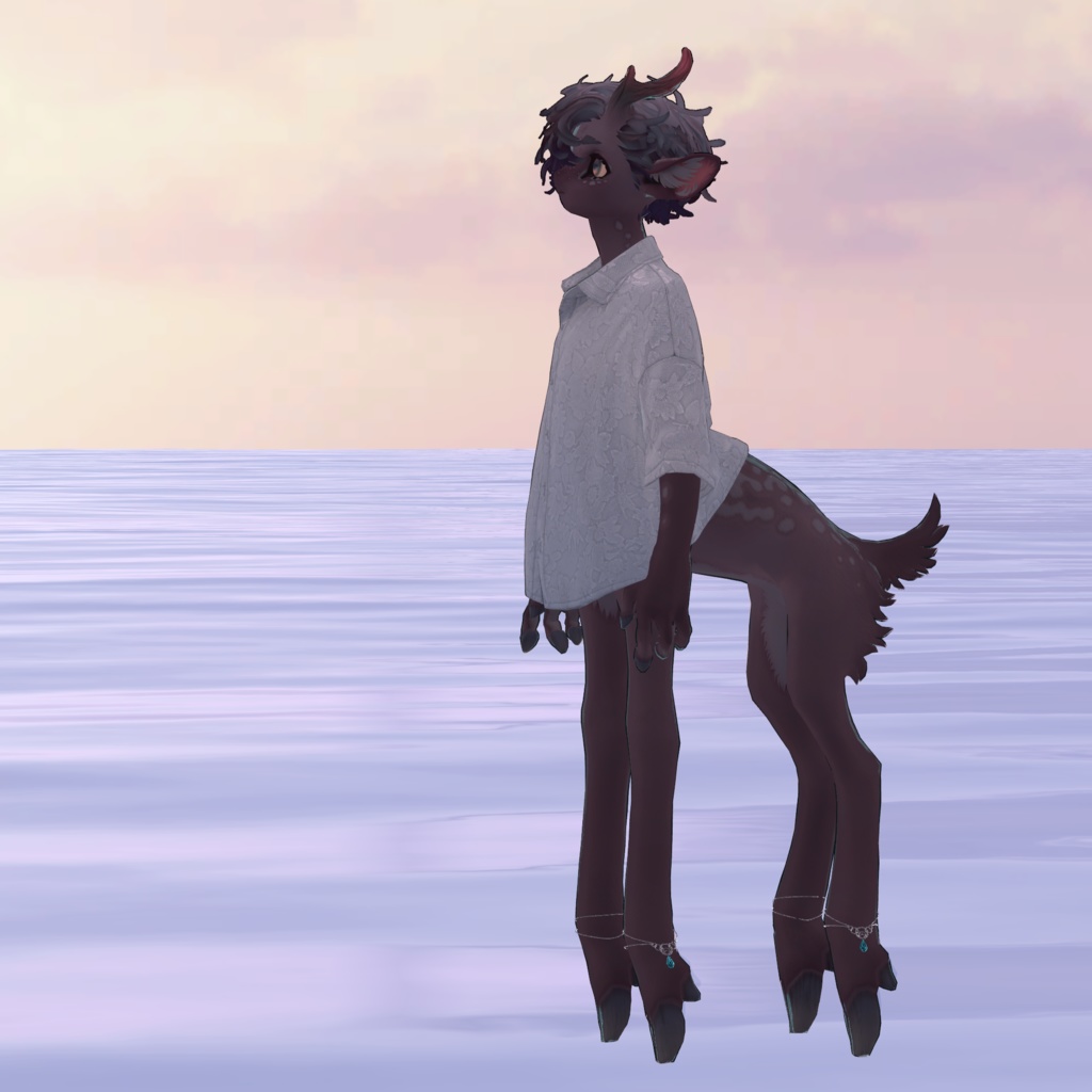 【鹿タウル対応】宝石付きアンクレット ver.1.10