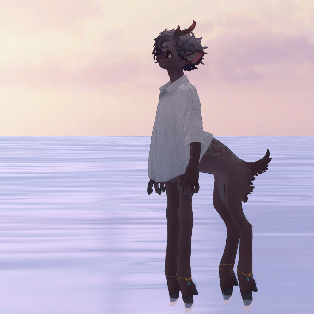 【鹿タウル対応】宝石付きアンクレット ver.1.10