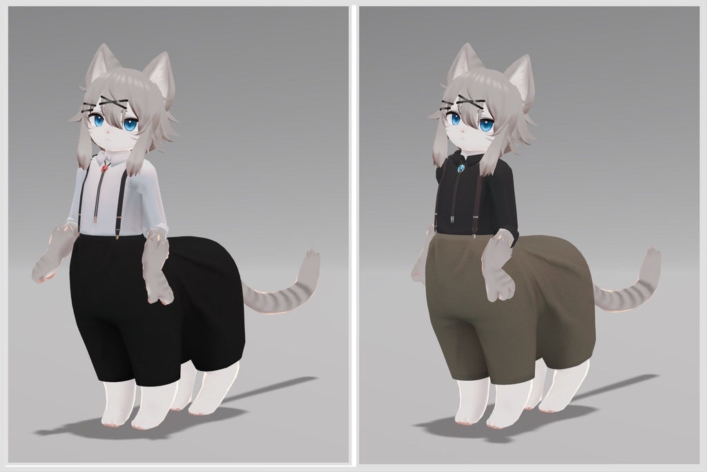 【にゃんたうろす対応】サスペンダーセット