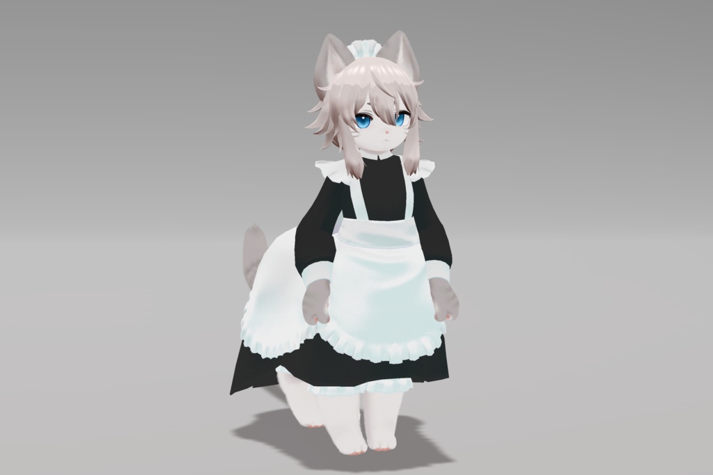 【にゃんたうろす対応】エプロンドレスセット ver.1.10