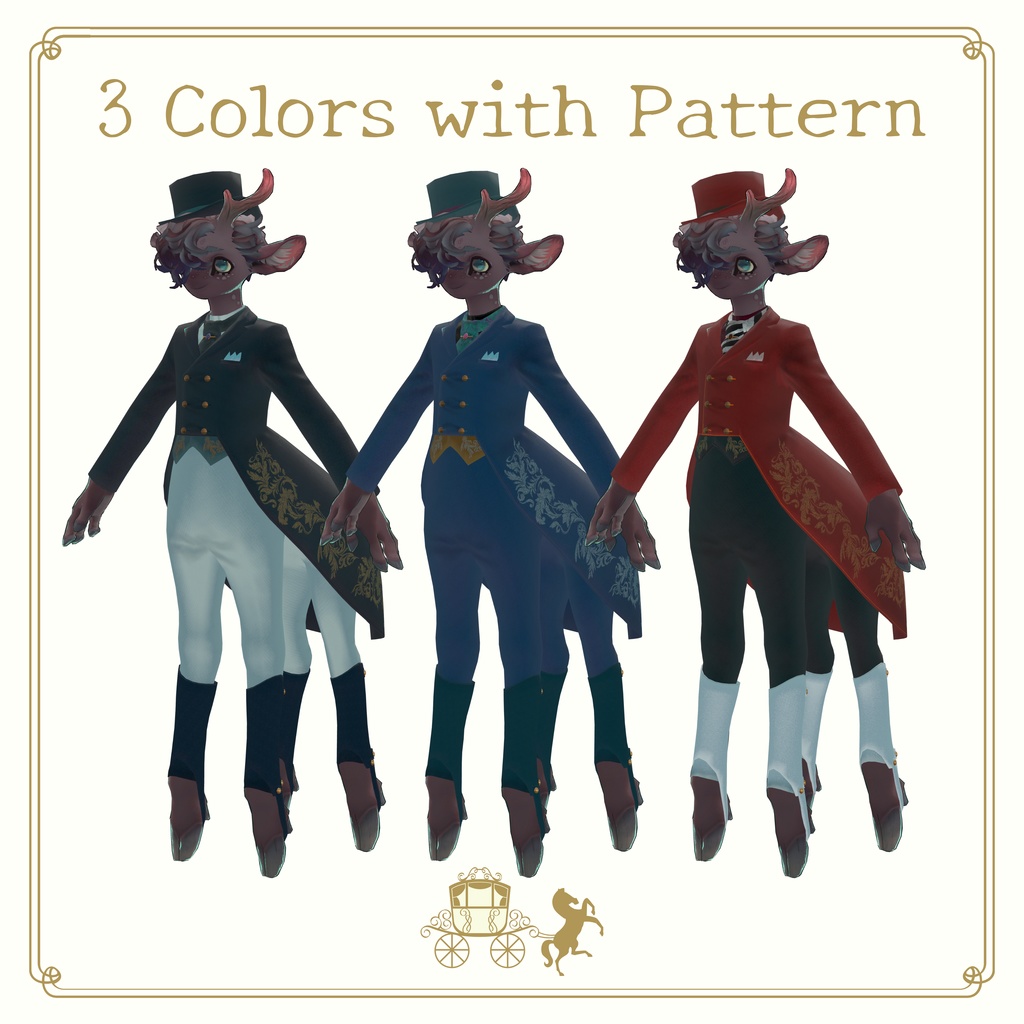 【鹿タウル対応】乗馬服セット