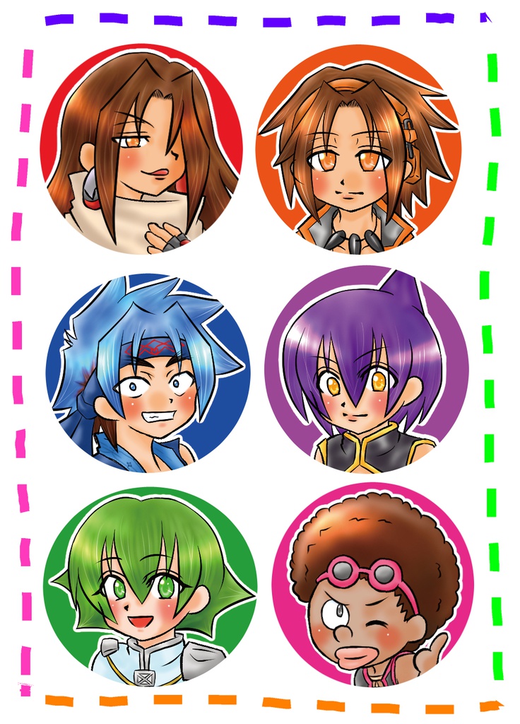 マンキンALLキャラ缶バッジ