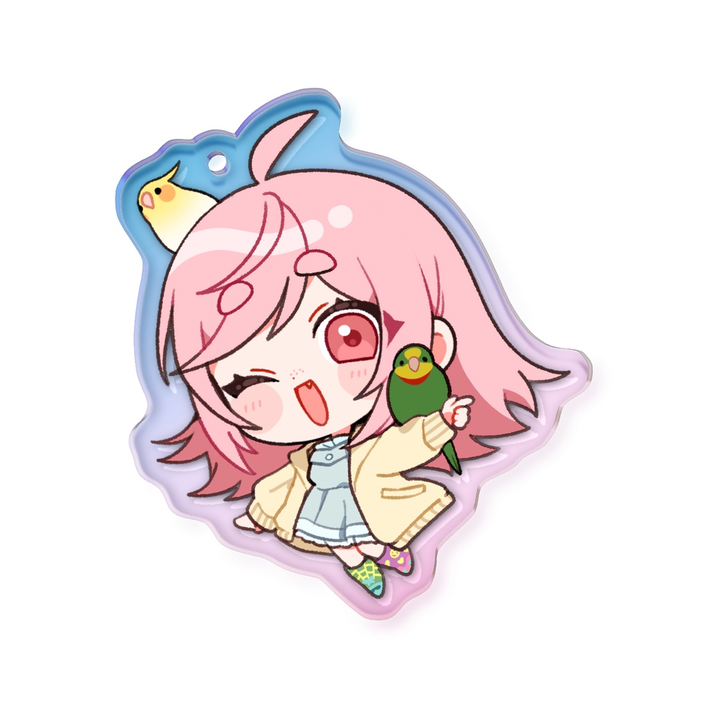 ナナキちゃんオーロラキーホルダー
