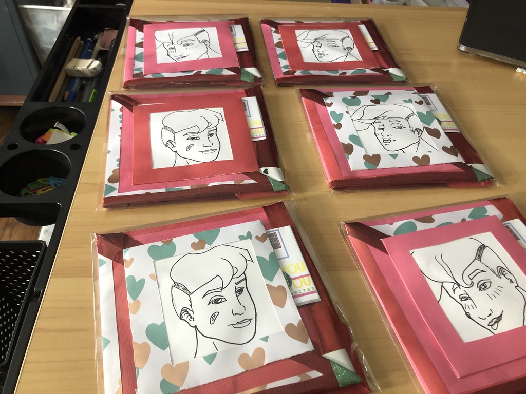 PSS の 唯一無二 'Inked & Illustrated' 挨拶状 ラブチャームカード #5: エメラルド OW GR (ENG)