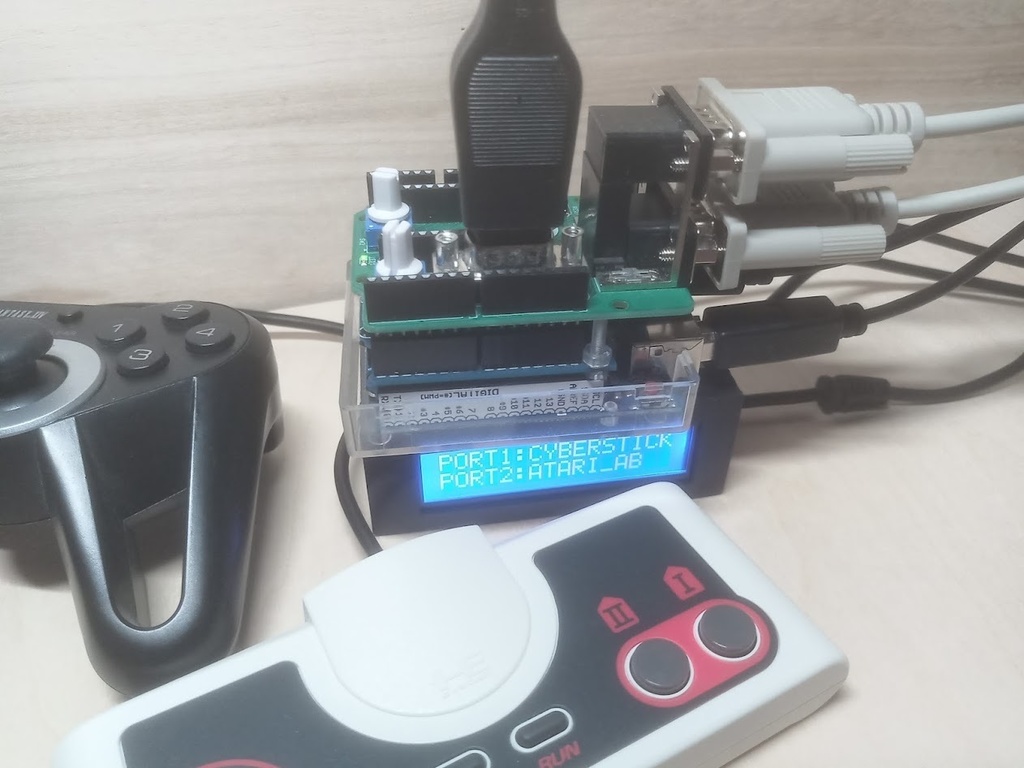 【在庫限り】USB joypad to X680x0 作成用基板 THT版